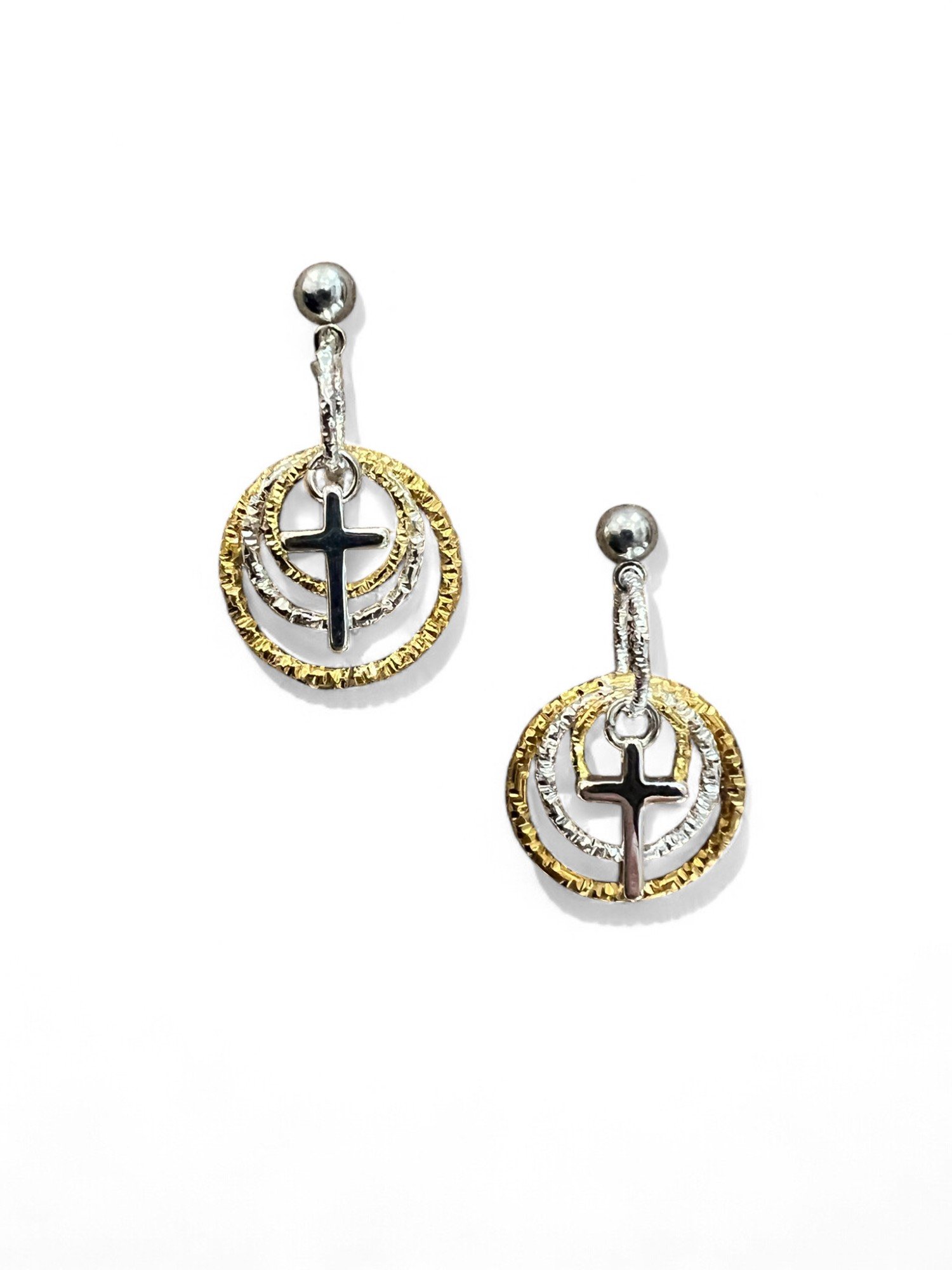 Gold and Silver Trinity Cross Earrings-Photoroom.jpg