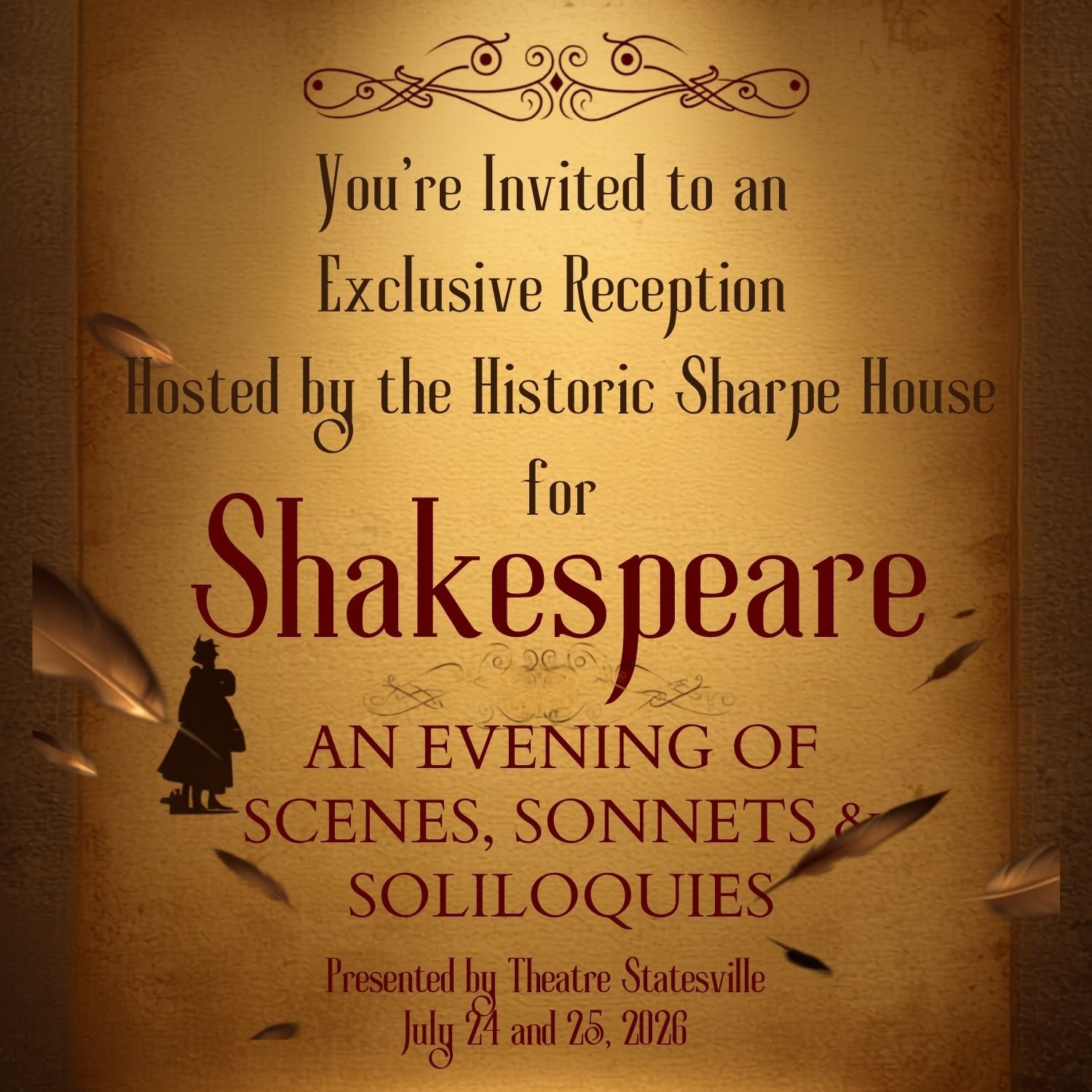 Reception for Shakespeare: An Evening of Scenes, Sonnets & Soliloquies