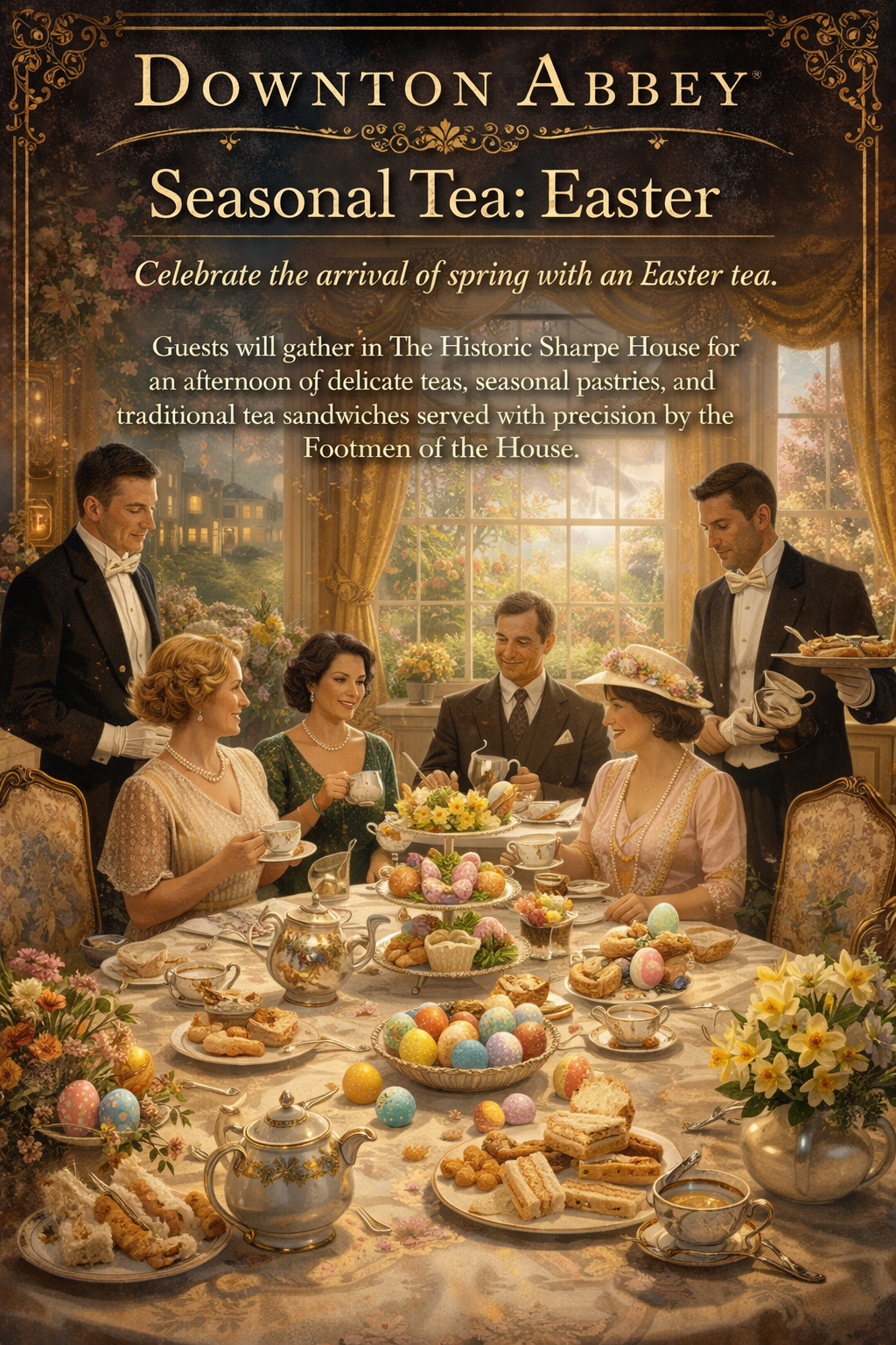 "Downton Abbey" Seasonal Tea: Easter