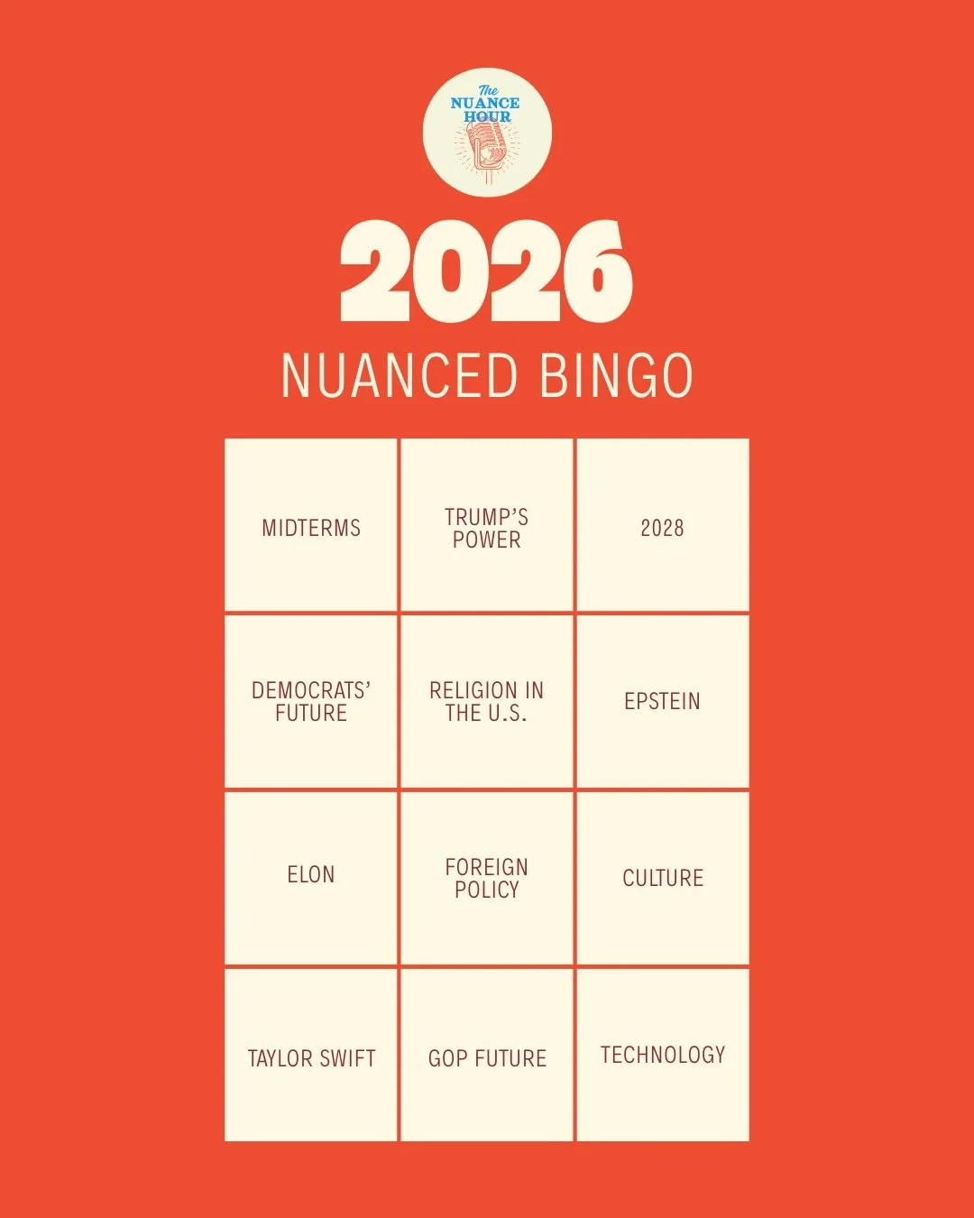 Our latest episode is live, and we&rsquo;re predicting the future. 🔮 We&rsquo;ve gamified it, of course, as a bingo, and we&rsquo;ll see who fairs better by the end of the year. For the record, we&rsquo;re rooting against ourselves on some of the mo
