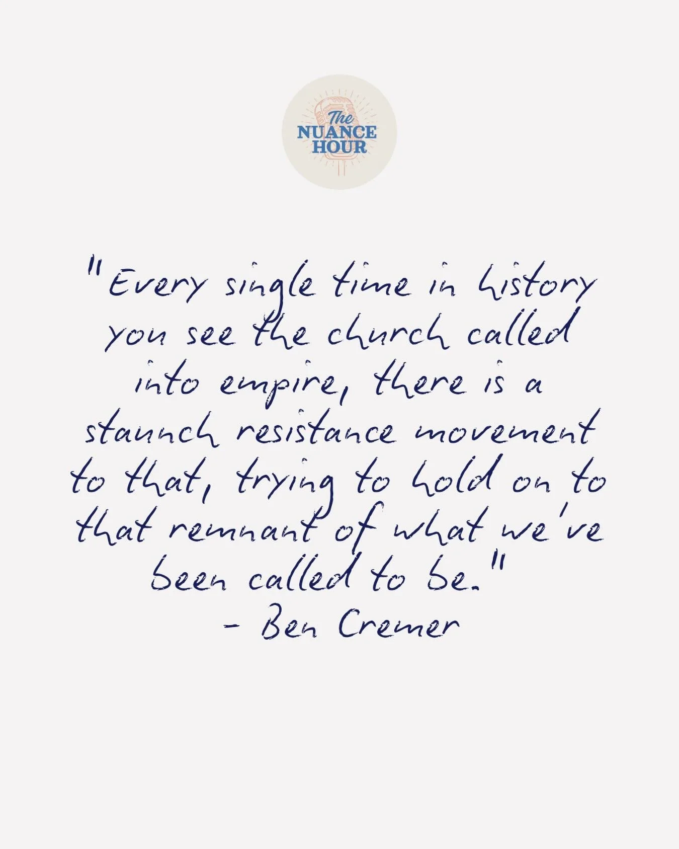 In our latest episode, we finally dive deep into religion&mdash;the topic we&rsquo;ve been promising since day one. We&rsquo;re thrilled to be joined by Reverend @brcremer who brings serious theological credentials and two decades of pastoral experie