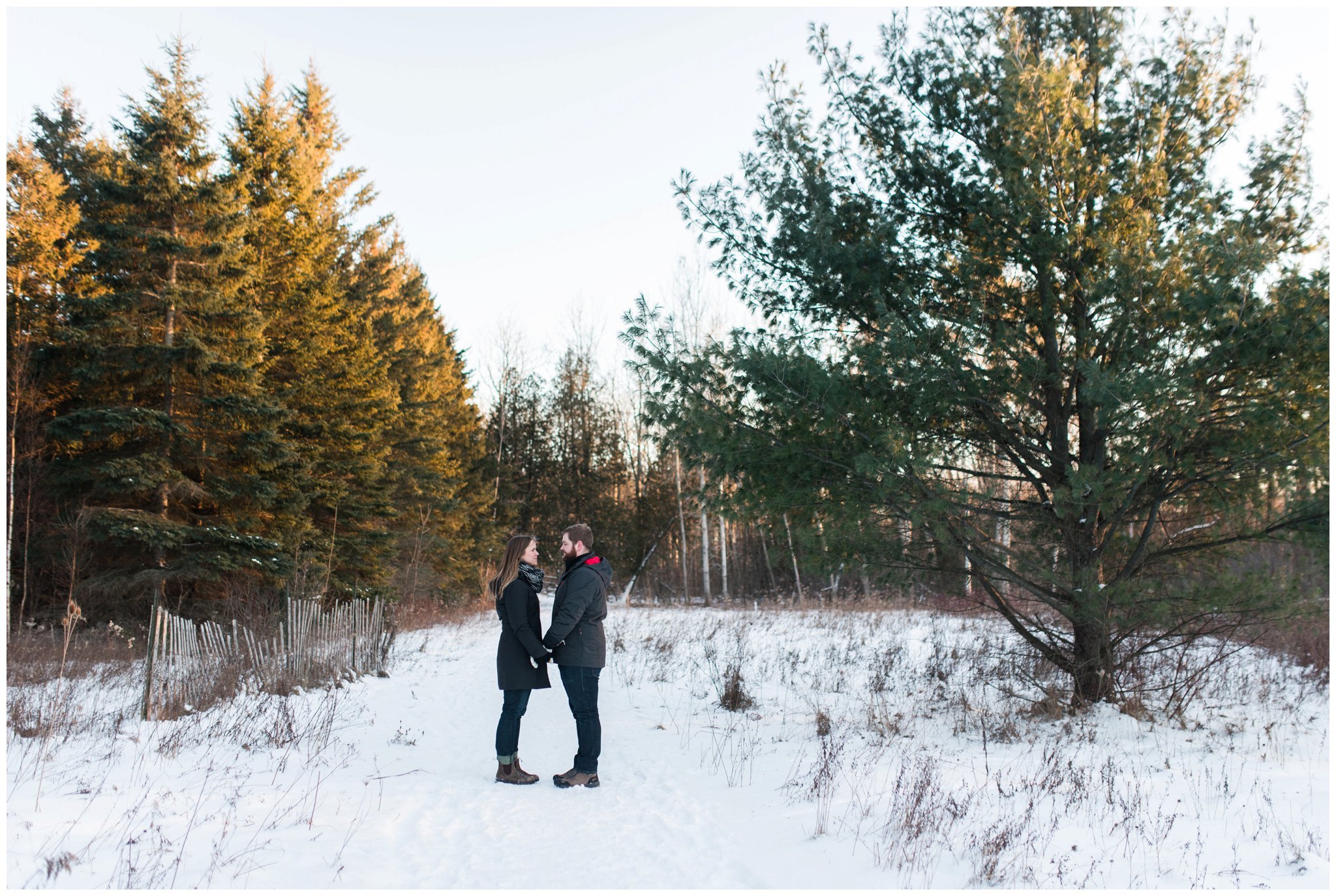 Winter Engagement Session in Kitchener
