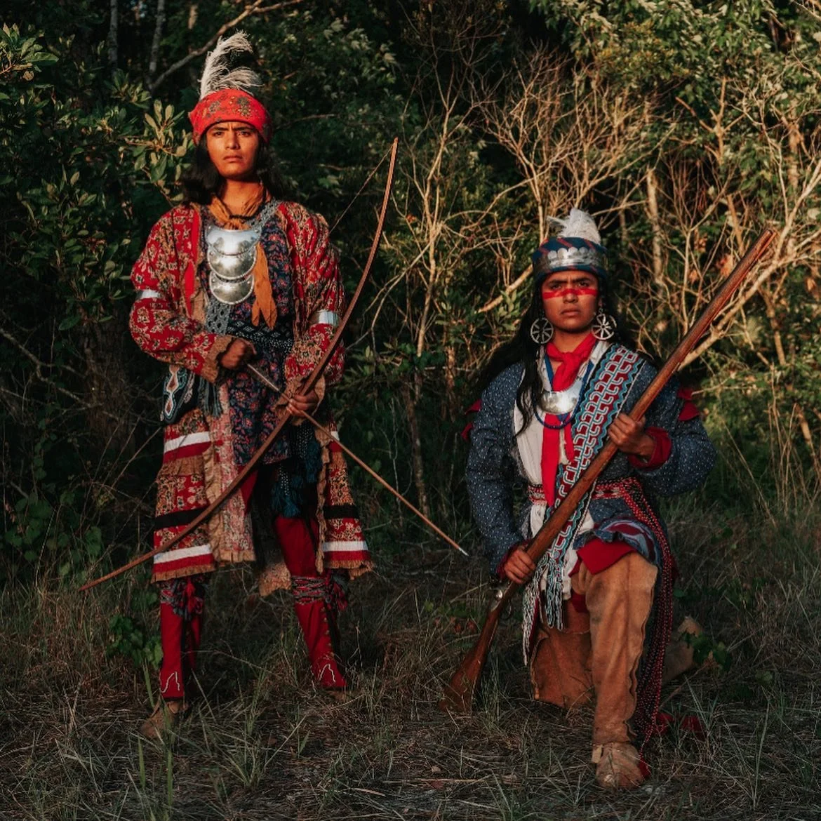 In their powerful performances @haatepah and @topash.skharr honor the legacies of Seminole heroes Osceola and Coacoochee. 
&bull;
#unconquered #unconqueredfilm #indigenouspeoplesday #indigenous #nativeamerican #nativeactors #nativefilm