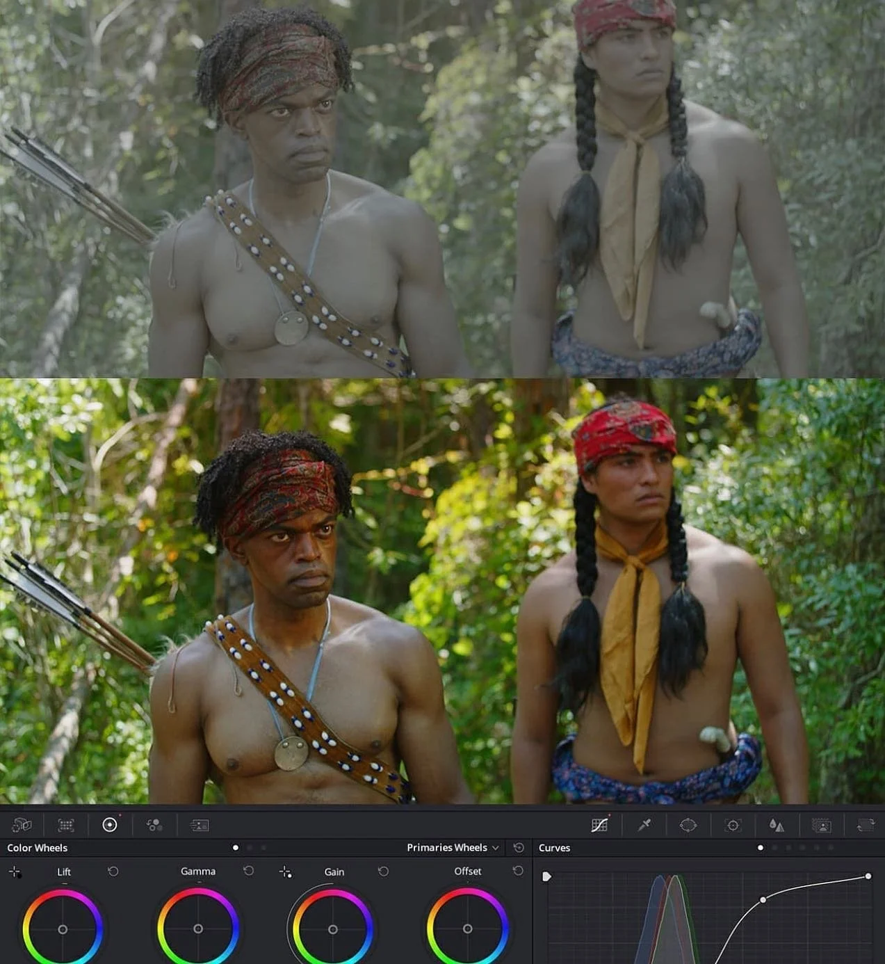 Here&rsquo;s a small preview of some of the post production work being done on @unconqueredfilm courtesy of the creatively gifted @darkarmoredseer featuring @hariwilliams as John Horse and @haatepah as Osceola. We can&rsquo;t wait to share more about