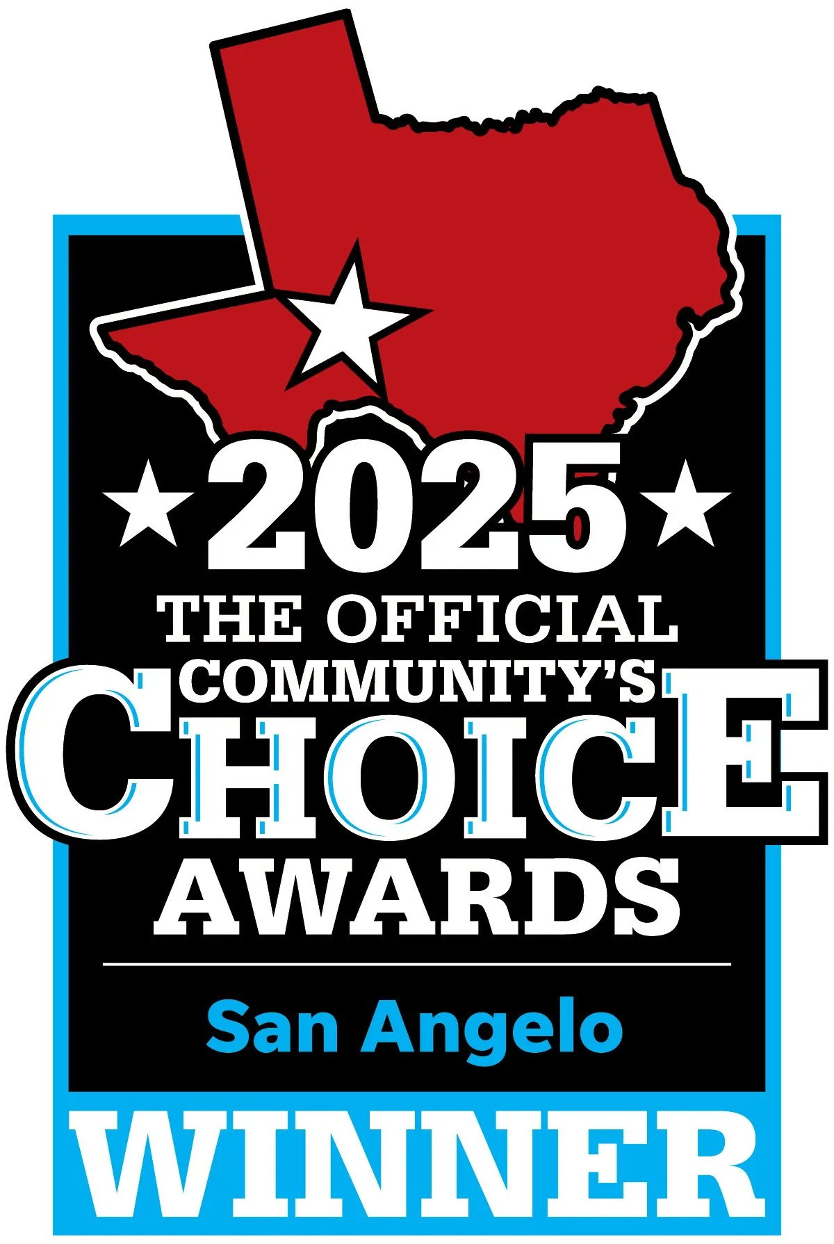 HealthcareSTAT is the winner of the 2025 Official Community's Choice Awards for San Angelo