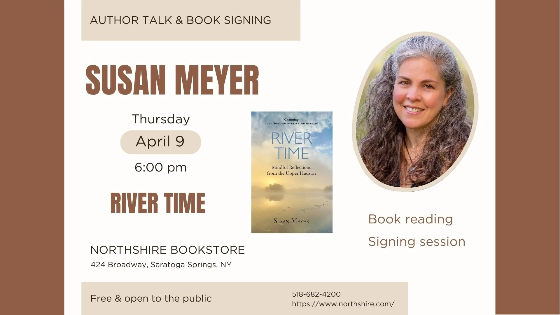 Author Talk &amp; Book Signing at northshire bookstore