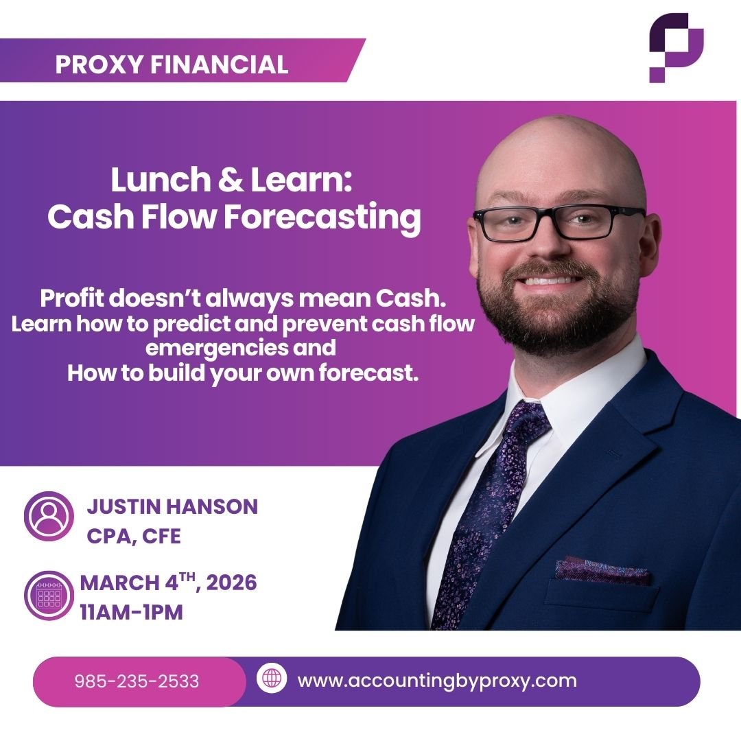 Lunch & Learn: Cash Flow Forecasting 
