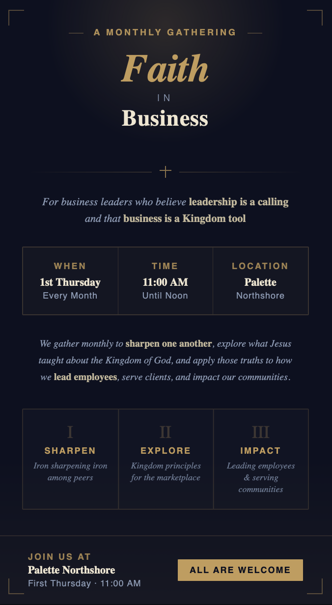 Faith in Business