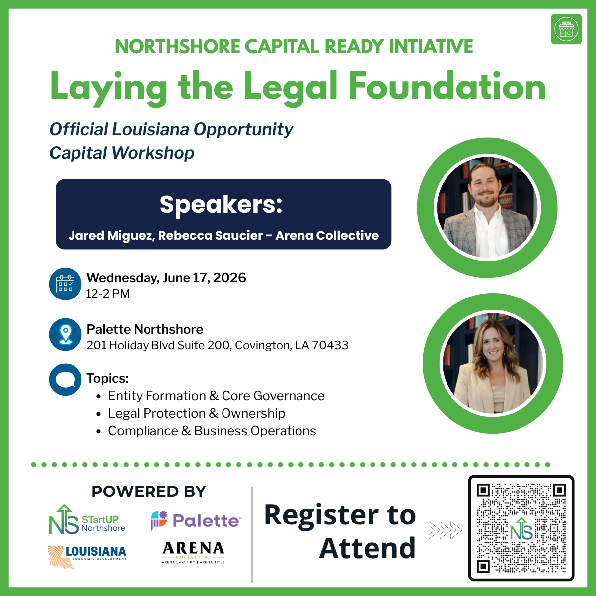 Laying the Legal Foundation