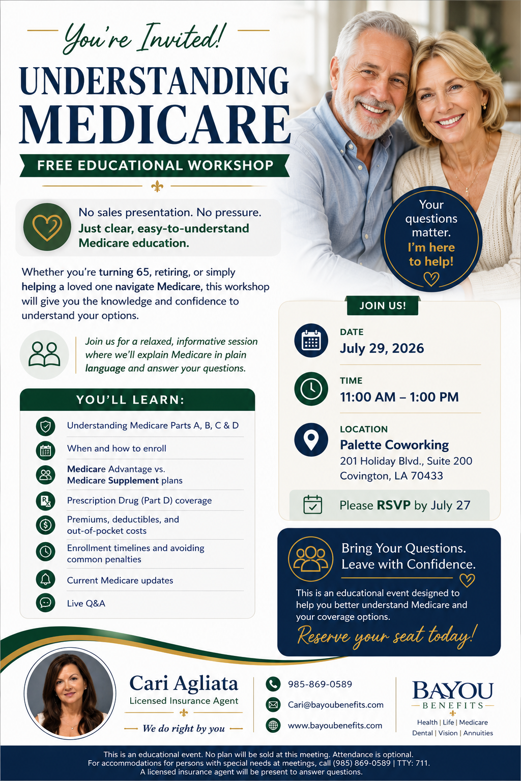 Understanding Medicare - Free Educational Workshop