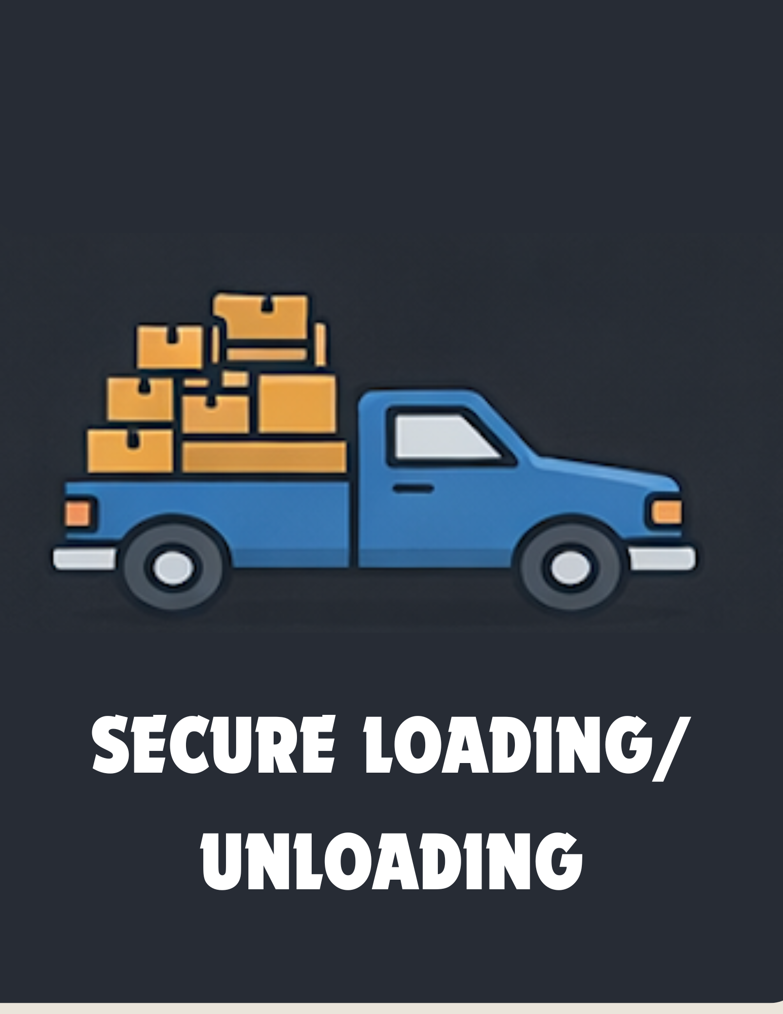 alt="Secure loading and unloading pickup truck movers"