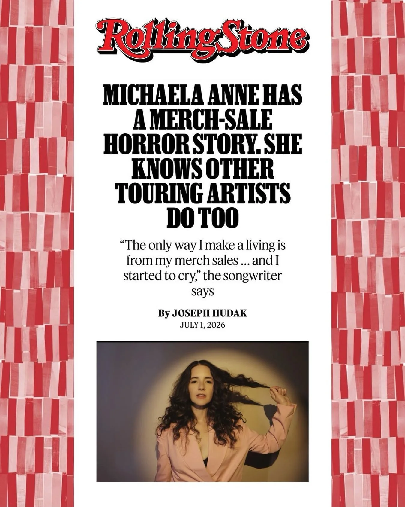 Super excited about this one! Check out @michaelaanne in conversation with @rollingstonecountry on this weeks Nashville Now podcast.

Thank you to @rollingstone and @josephhudaknash for covering this special project!