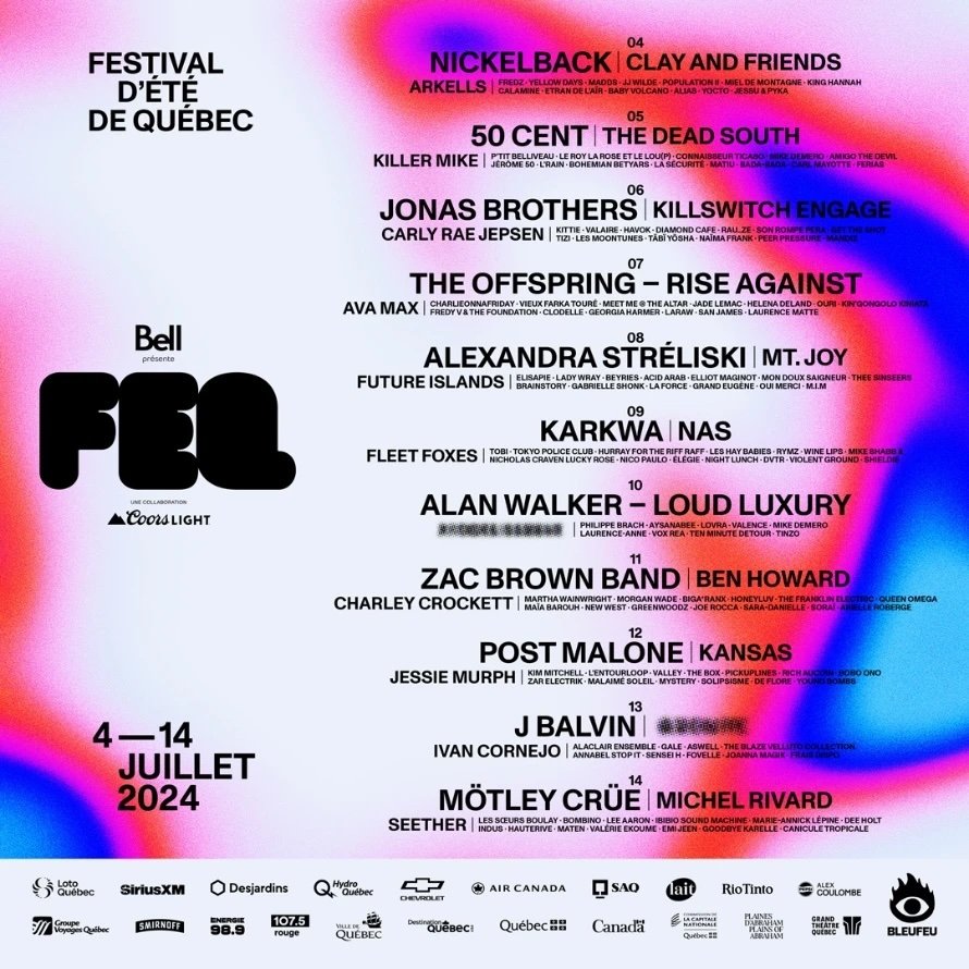 5 Artists To Catch at Festival d’ete de Quebec