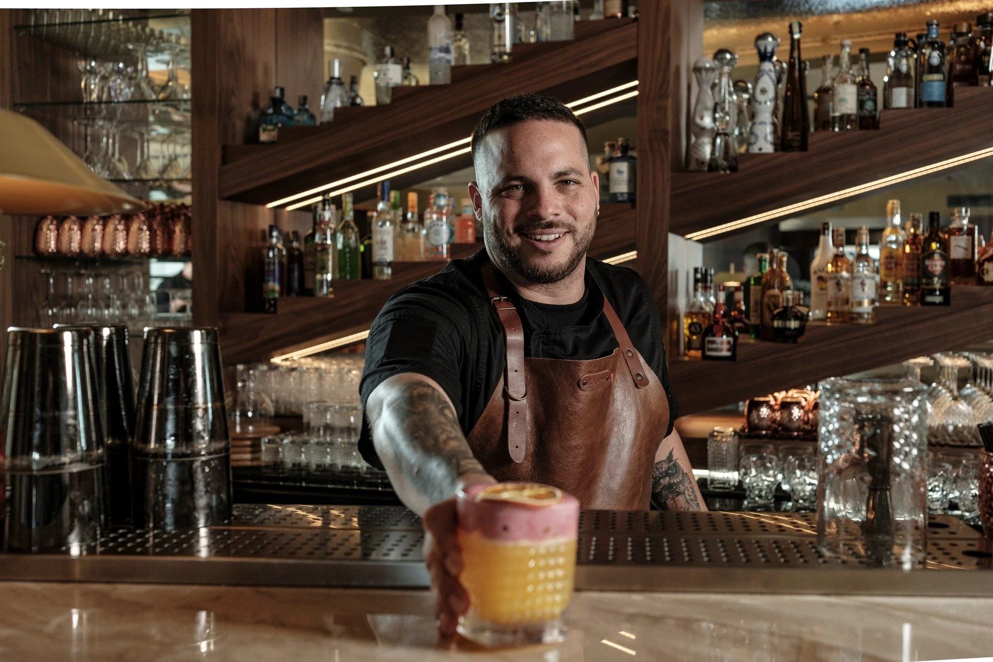 Meet our head bartender, Daniel! Always smiling and ready to serve you with our signature cocktails, crafted with homemade infusions that bring out the best in every drink. 🍸

Join us this weekend at Toro Toro for a refreshing cocktail experience li