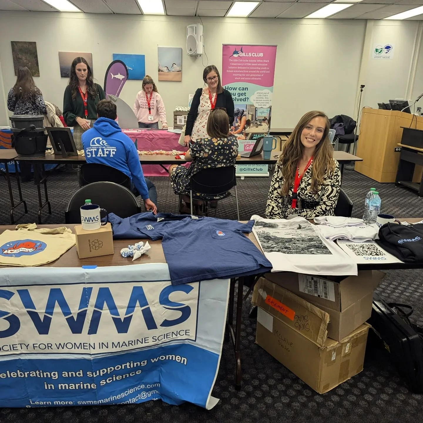 We had such a great day at our career panels! Now it's time for our tabling event and poster session! 

Have questions about SWMS or want to check out the new SWMS swag? Come ask Breanna, Katie, or Tricia at the SWMS table!