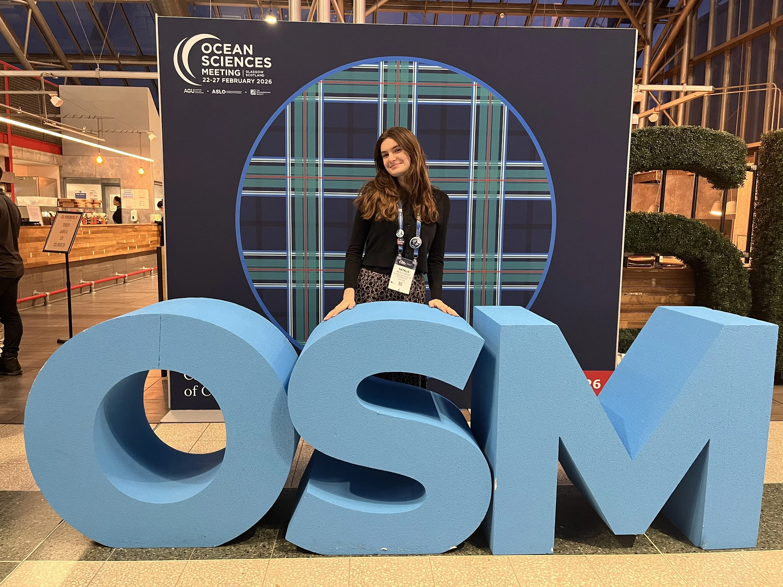 SWMS Travel Award Recipient: Insights from Natalie Spohn and her experience at the Ocean Sciences Meeting