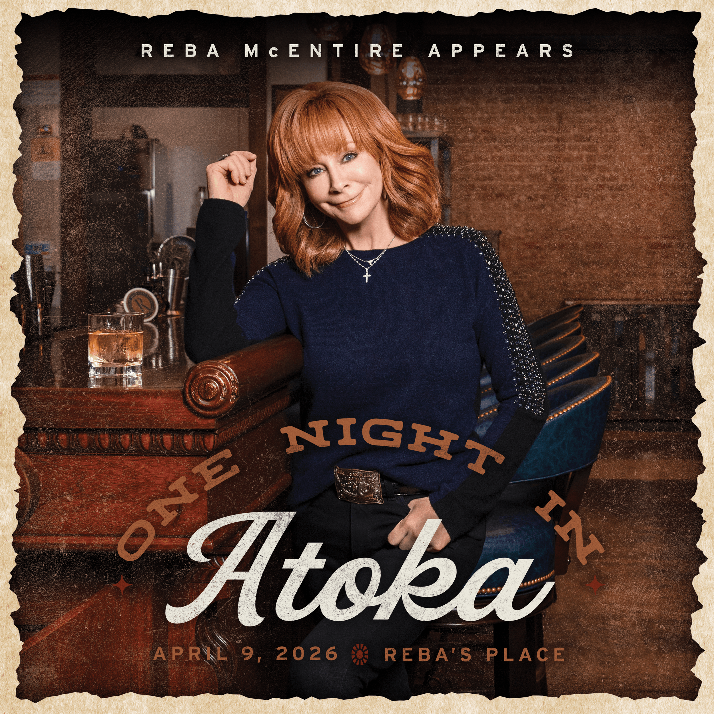 Reba Announces "One Night In Atoka" On 4/9