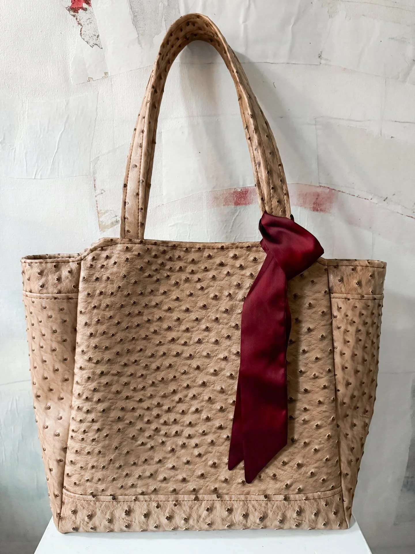 Yes! They&rsquo;re here! NEW designer inspired bags have landed in the studio.

Meet the Fairhaven by Test Patch Studio - in a neutral faux ostrich textured vinyl. She&rsquo;s got all of the enclosures and zipper pockets you&rsquo;ve been waiting for