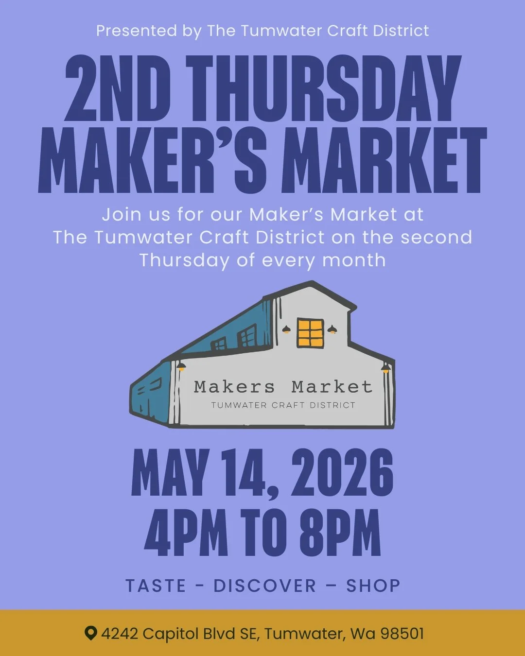 Second Thursday Maker’s Market
