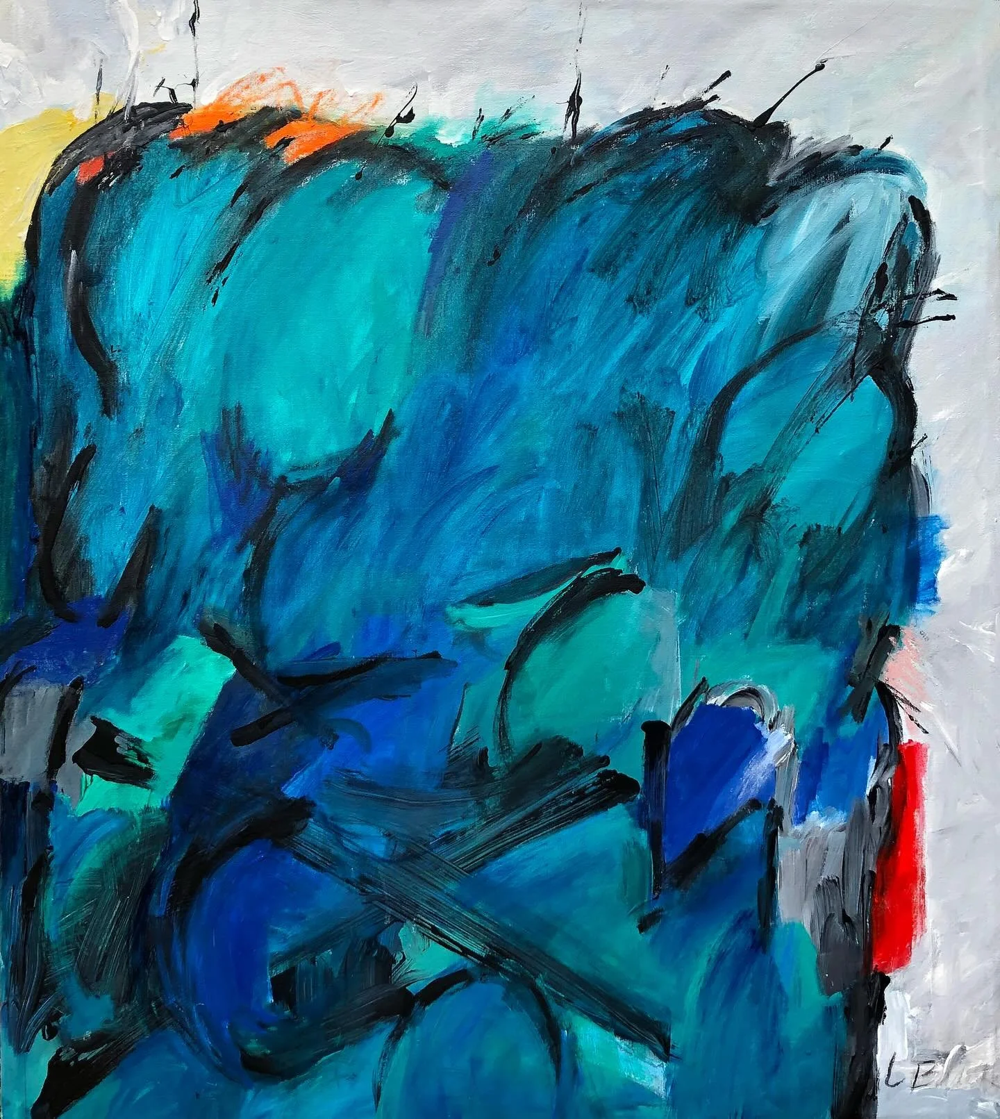 Sneak peek 👀 We have canvas gicl&eacute;e reproductions of my mom&rsquo;s beautiful, original artwork coming soon! 

You really get a feel for the texture, depth, and color of her work. Each print comes with an oak frame &mdash; wire on the back and
