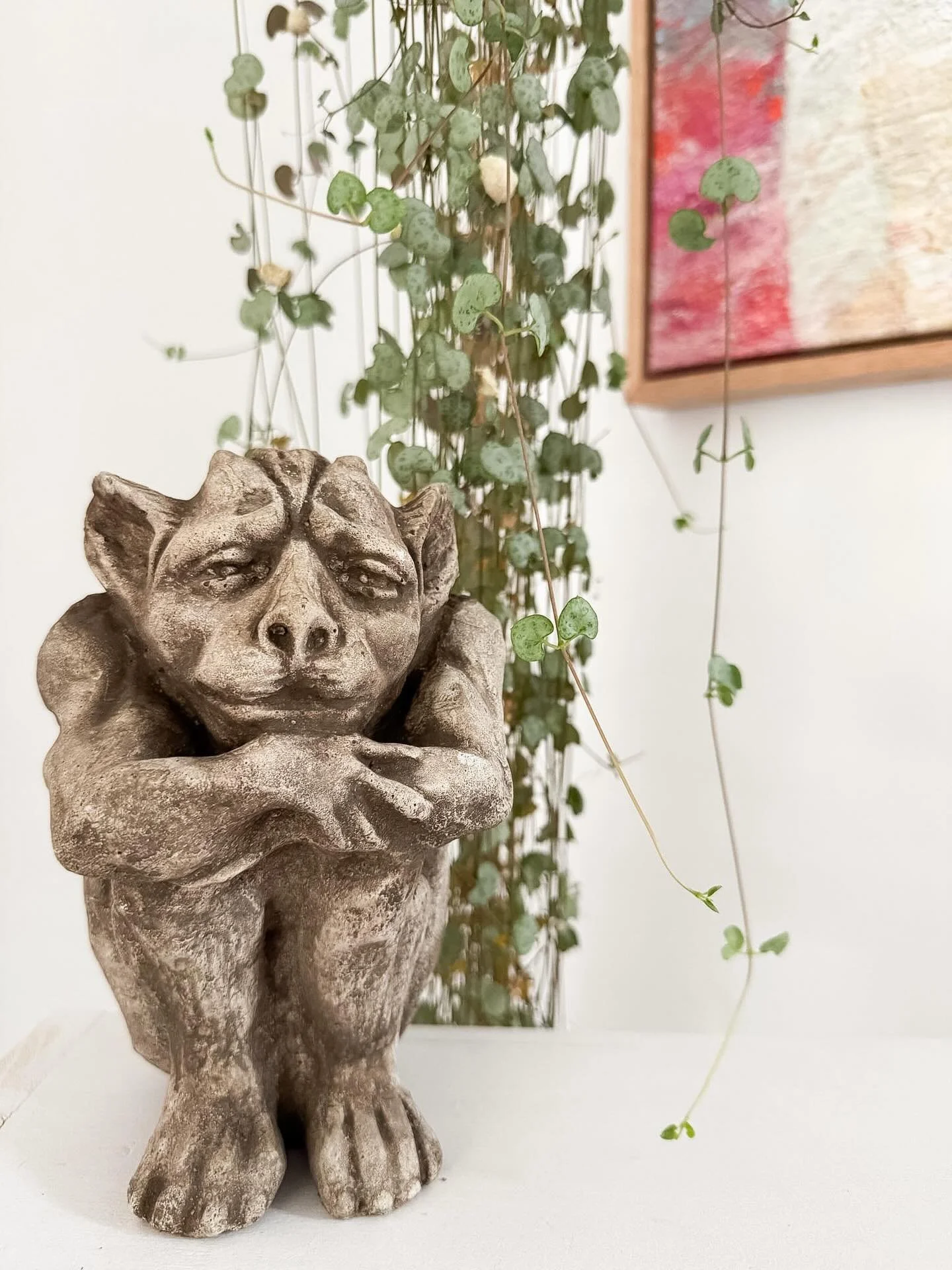 Gargoyles are back in the studio! 

These fun guardian creatures are handpicked and locally made in Olympia. They&rsquo;re a fun addition to your home or garden.

Come check them out in the shop! They&rsquo;re available in the studio only.

Our hours