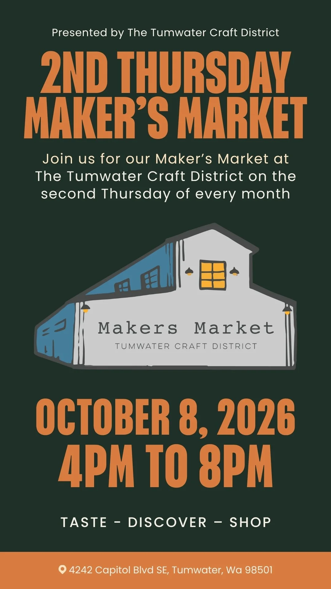 Second Thursday Maker’s Market