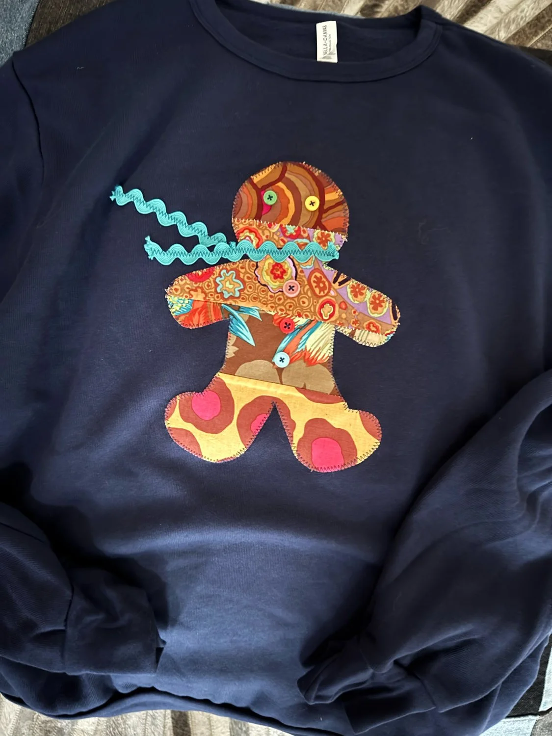 Not-So-Ugly-Christmas Sweatshirts - M Unisex - Gingerbread Man