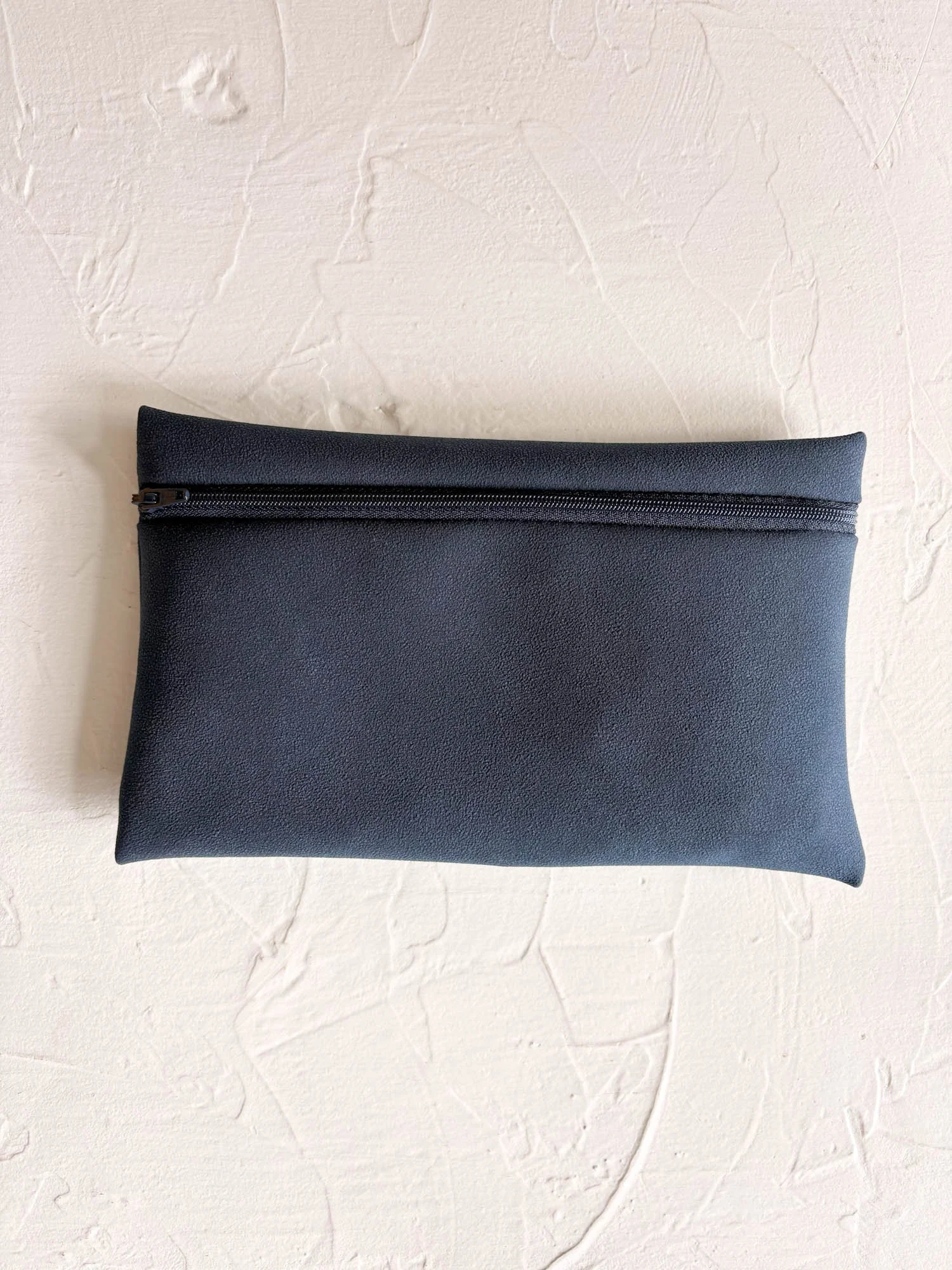 Simple Pouch (Medium) - Blue Suede