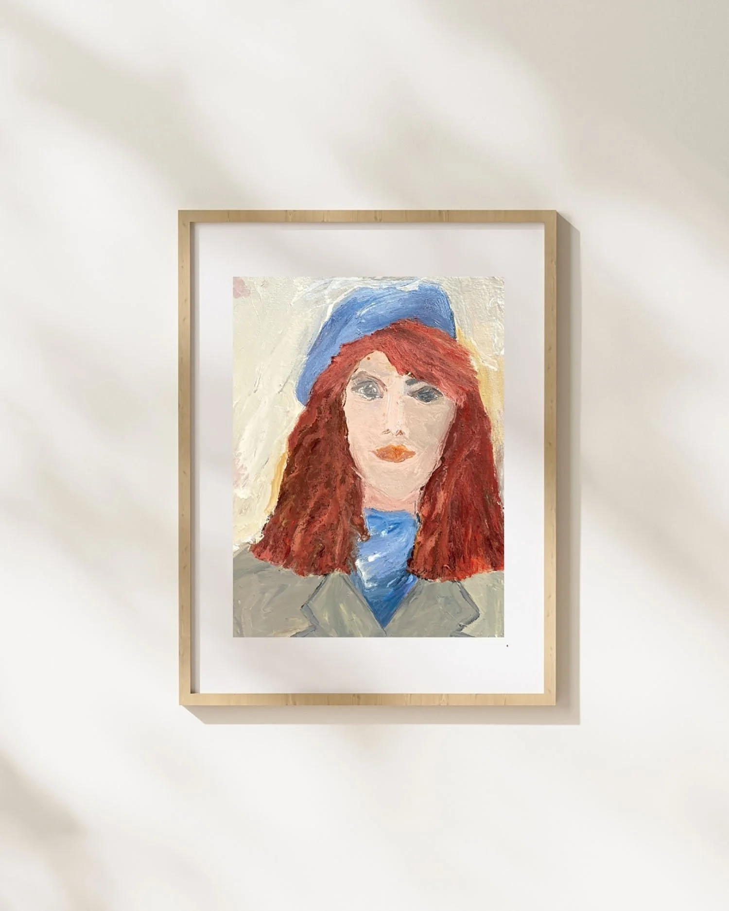 Lisa Baack - Red Print and Gallery Mat