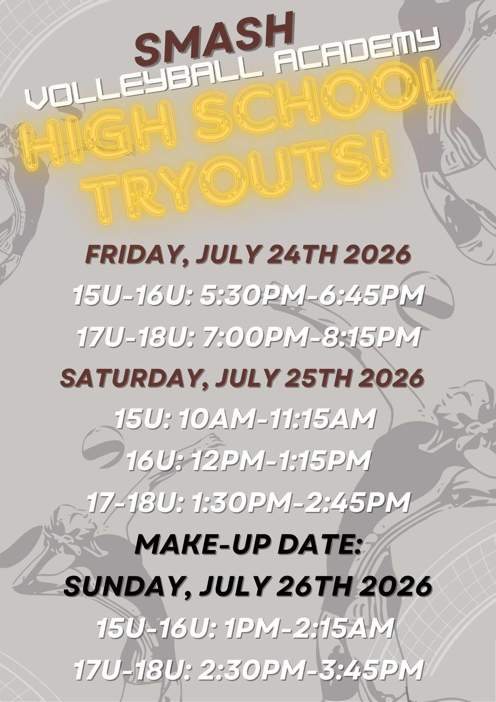 High School Tryouts