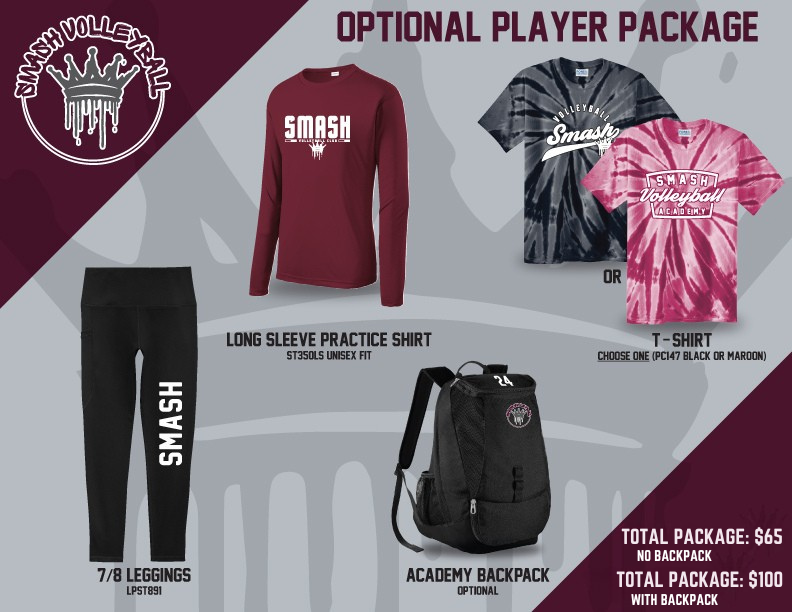 Player Package with Backpack