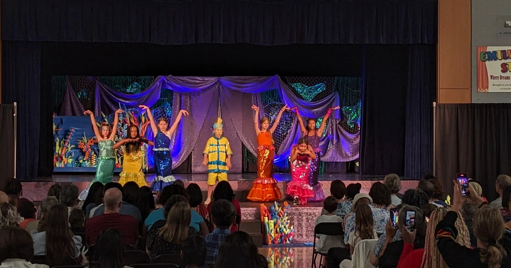 🐠🦀BRAVO!🦀🐠

&quot;The Little Mermaid Jr&quot; closed to an audience packed with friends and family at the Emily K Center this afternoon.

Happy trails to the camp production staff, counselors, and Durham campers! They poured their hearts into thi