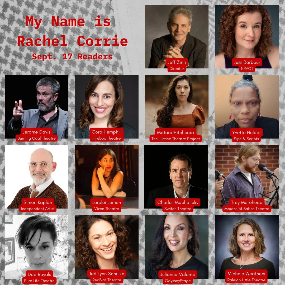 Looking for an artistic collaboration for a good cause this week? Simon Kaplan (playing Dracula🦇 in our upcoming Dracula: A Feminist Revenge Fantasy, Really), Jess Barbour (a member of this season's Play Selection Committee 🎭 ), and Matara Hitchcoc