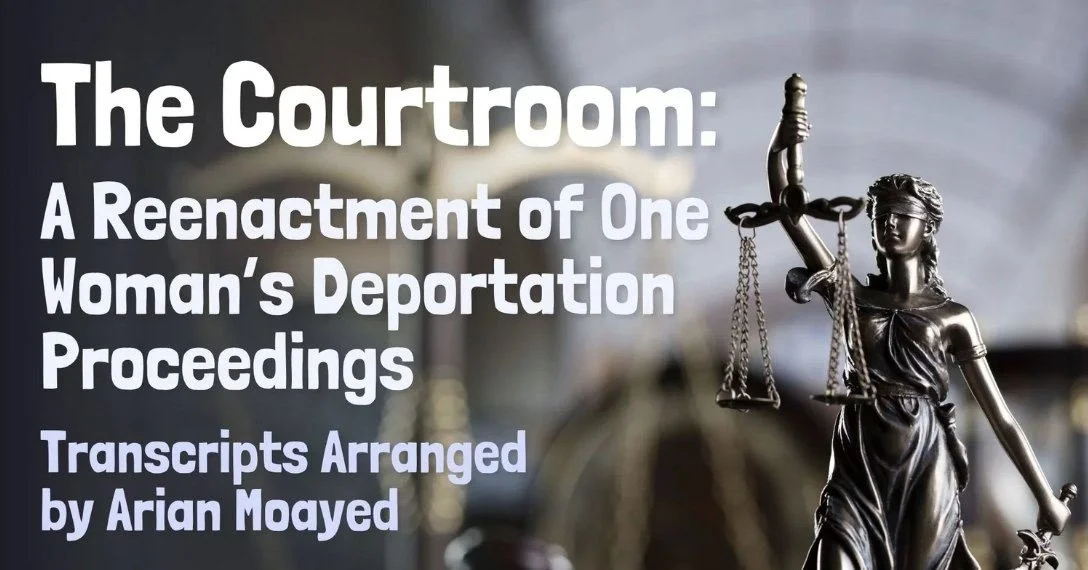 ✨AUDITION DATES ANNOUNCED✨

The Justice Theater Project is thrilled to announce the audition dates for "The Courtroom: A Reenactment of One Woman's Deportation Proceedings," transcripts arranged by Arian Moayed and "Continuity" by
