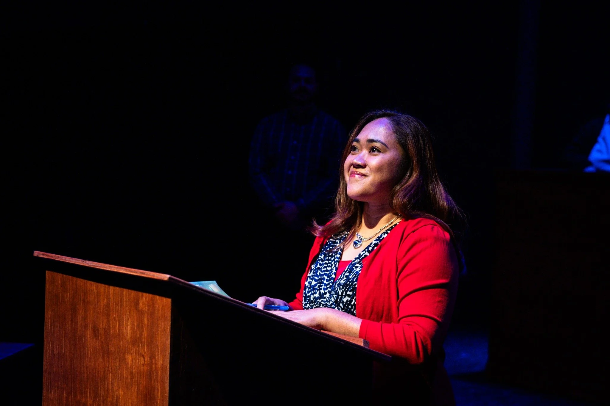 THE COURTROOM is now in session! Join us for two more weekends of examining our justice system--a stark, honest, and ultimately hopeful story.

On *October 11* you can also join us for a free "Dive Deeper" event! Following Sunday's show, th