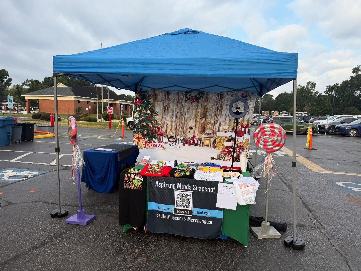 YMCA Vendor Fair - New Bern, NC
Aspiring Minds  Snapshot - 360 Machine, Grinch tshirts and so much more!