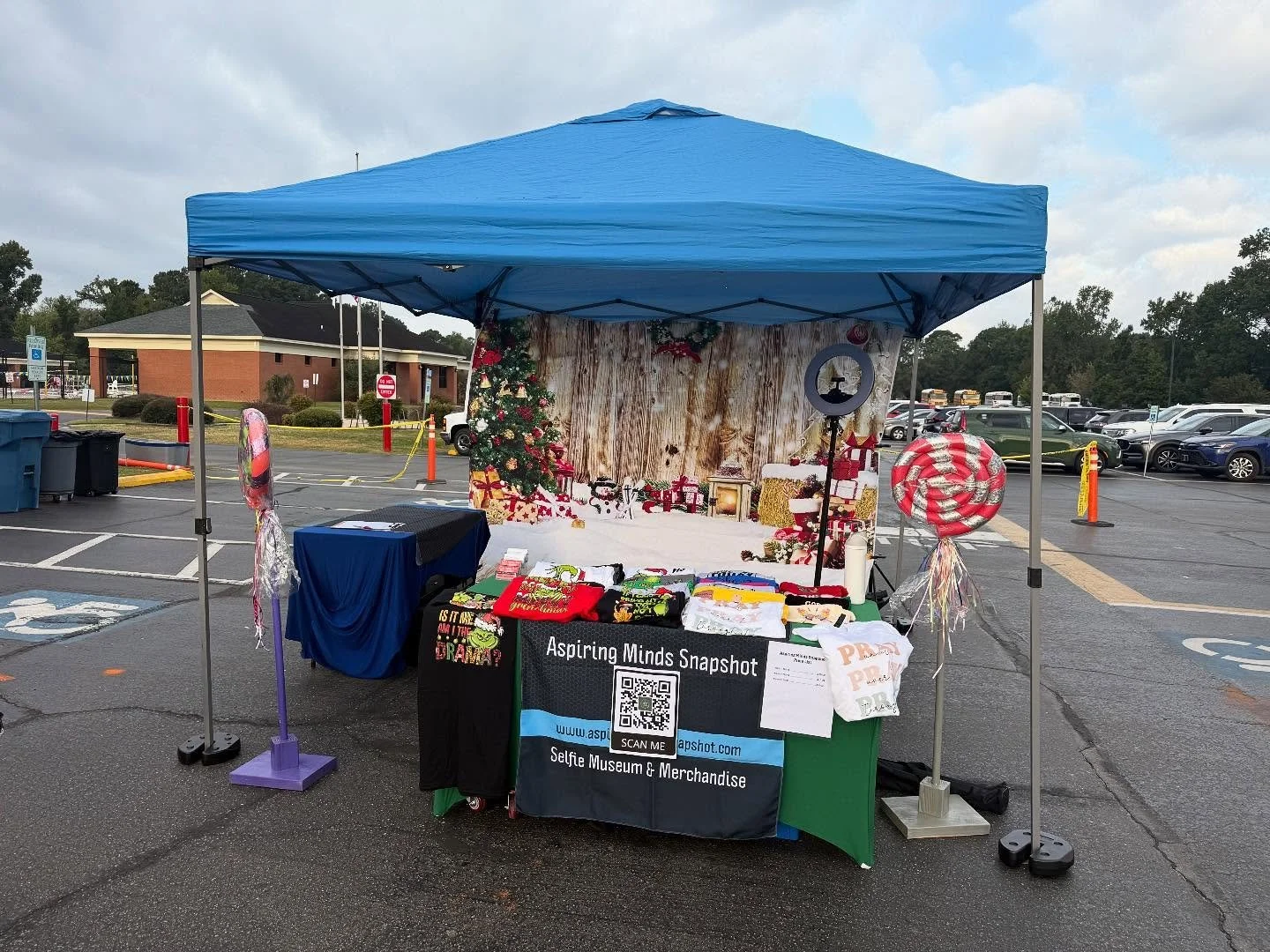 YMCA Vendor Fair - New Bern, NC
Aspiring Minds  Snapshot - 360 Machine, Grinch tshirts and so much more!