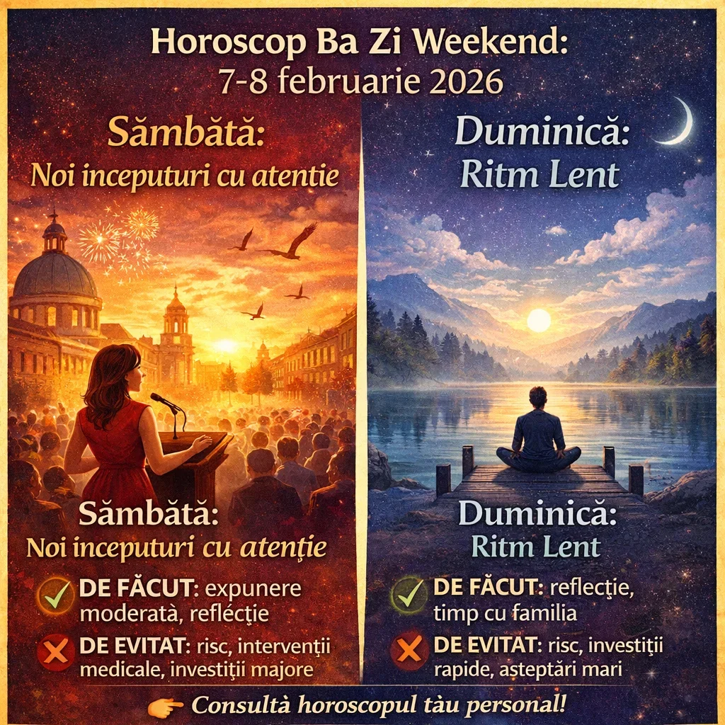 ✨ Horoscop Ba Zi   Weekend 7-8 Februarie 2026