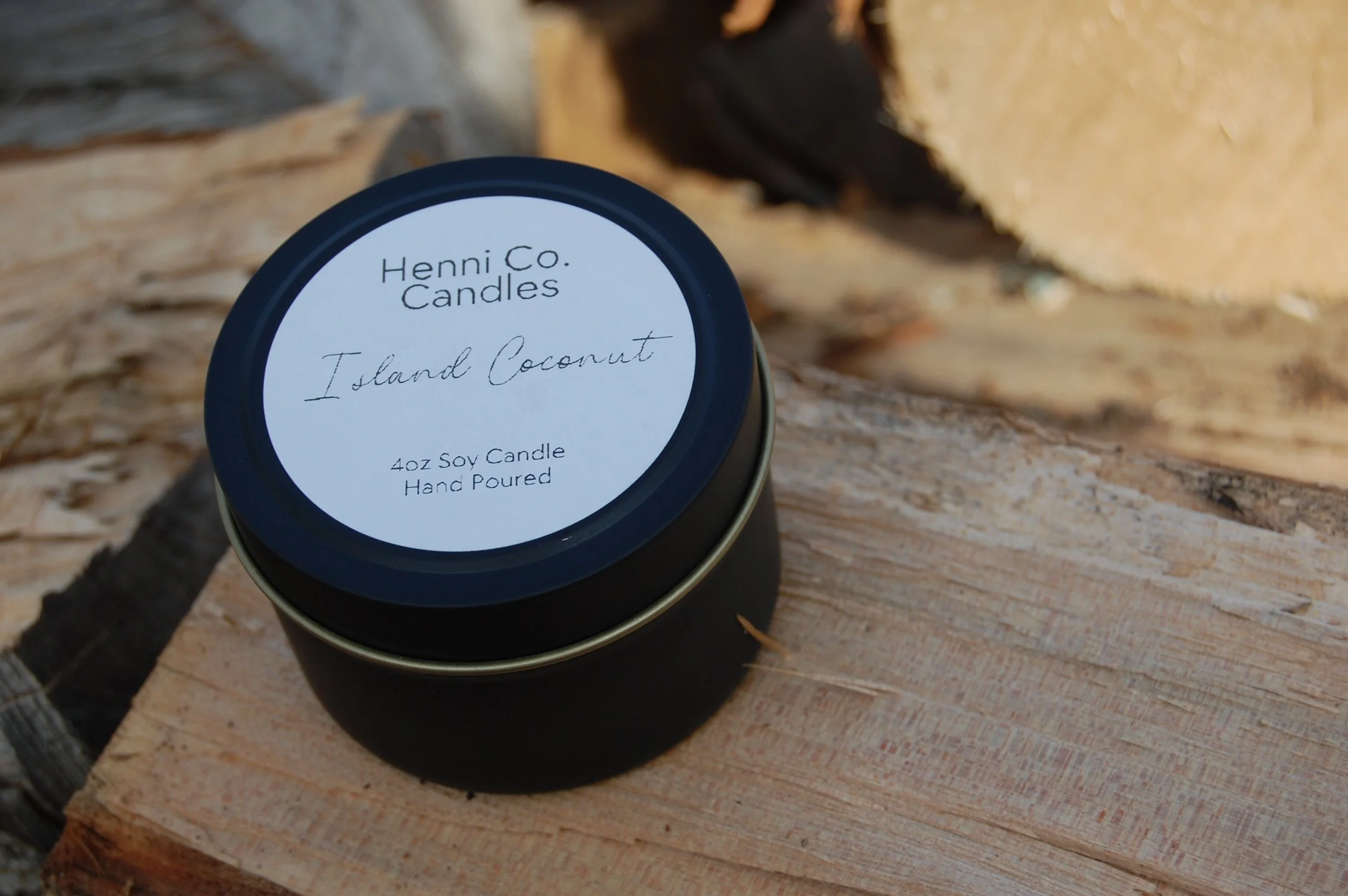 4oz Tin Candle - Island Coconut