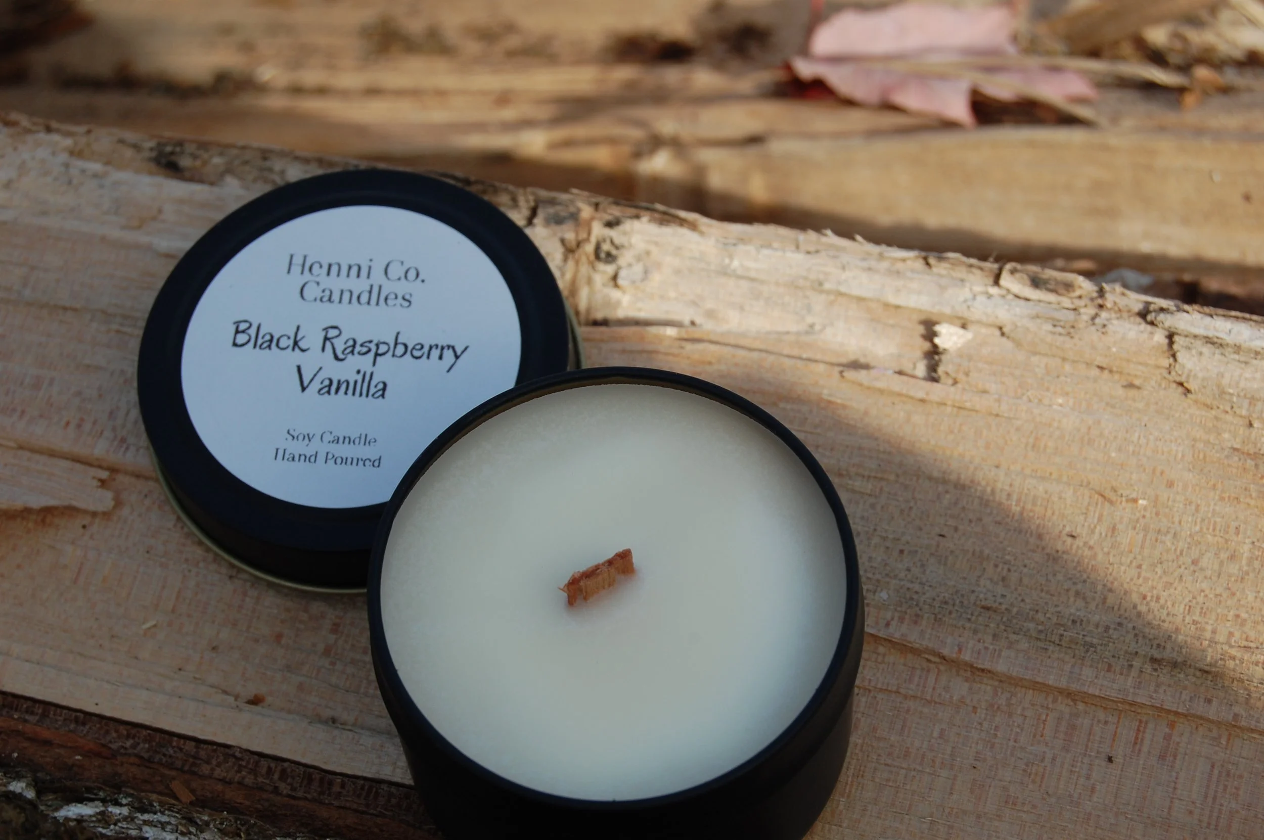 4oz Tin Candle - Black Raspberry Vanilla