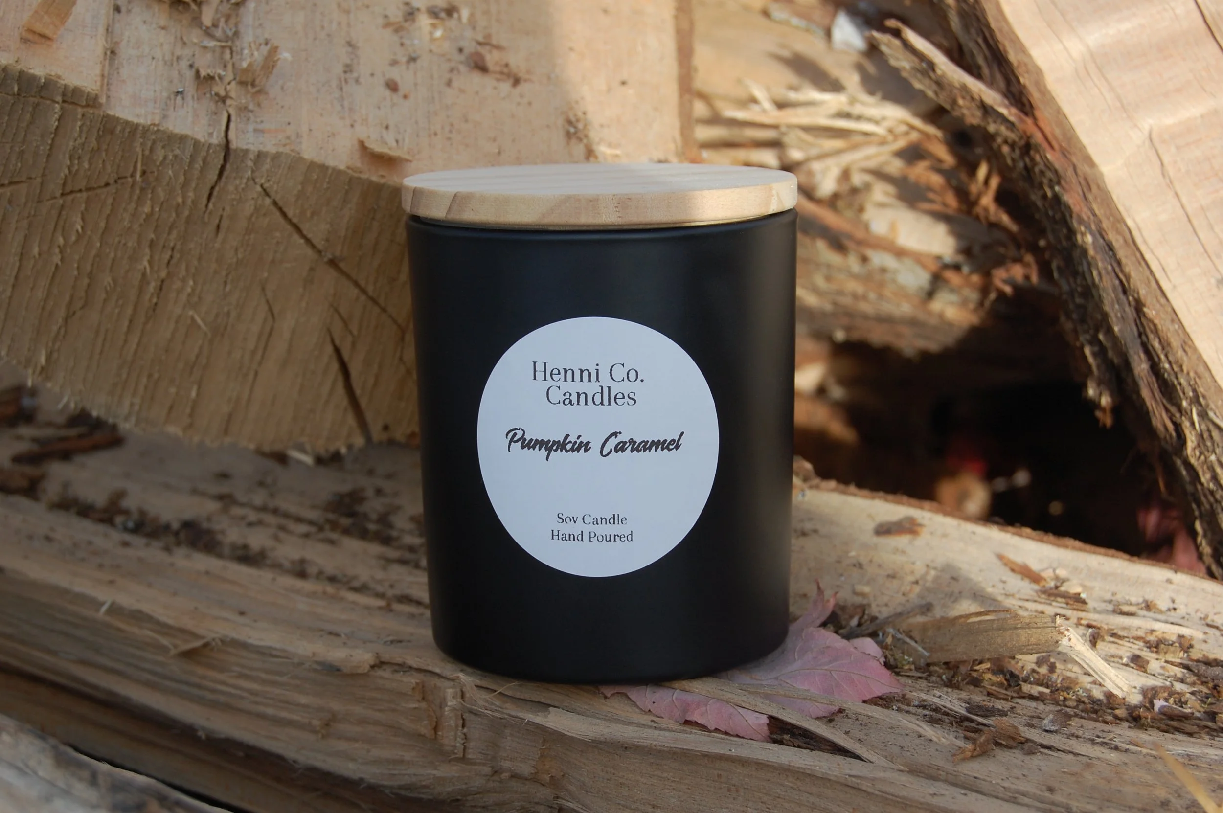 8oz Candle - Pumpkin Caramel