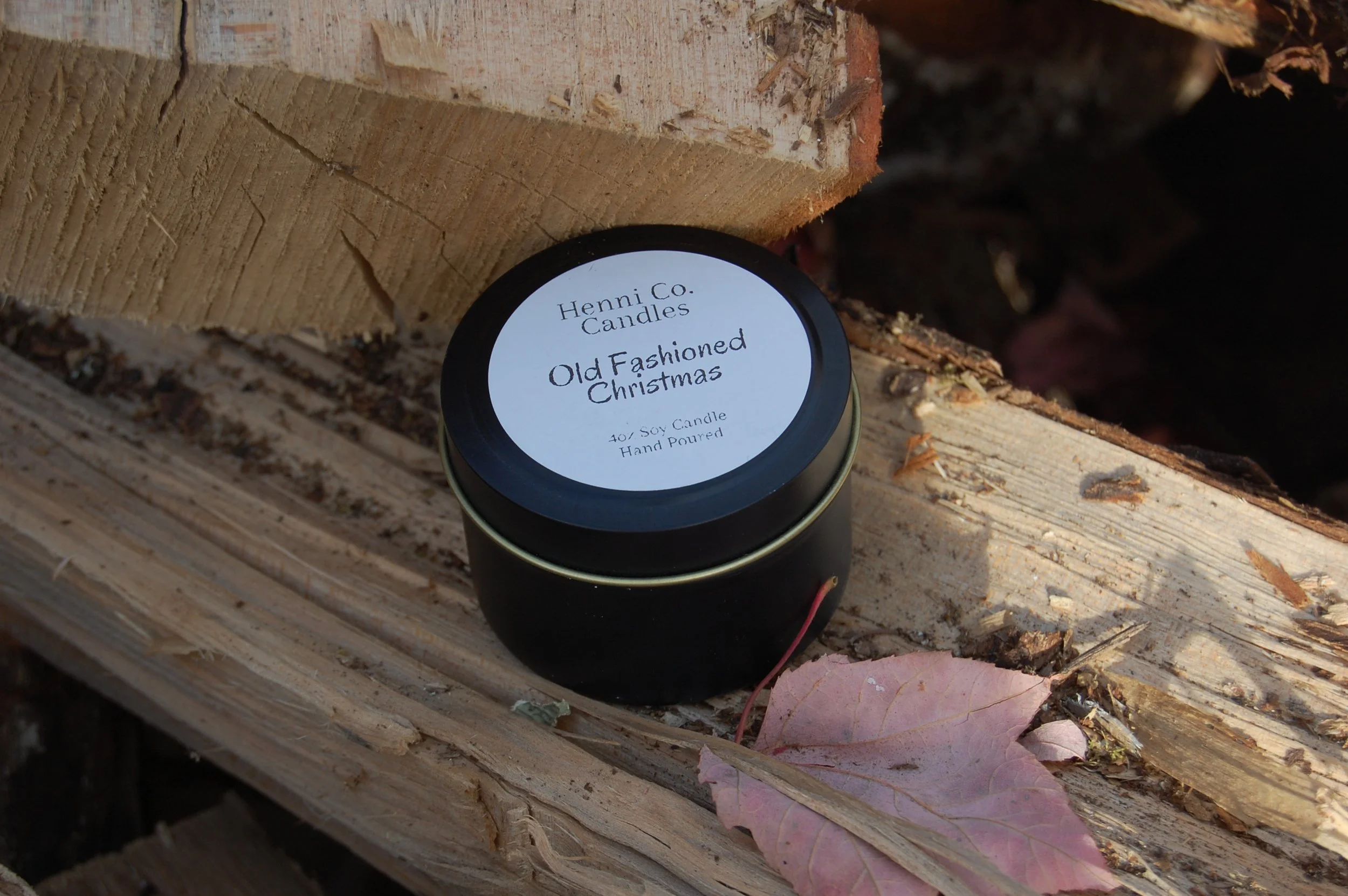 4oz Tin Candle - Old Fashioned Christmas