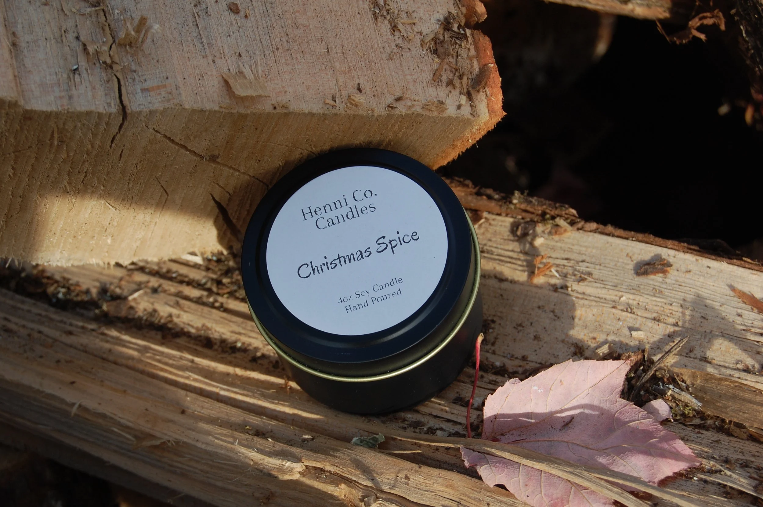 4oz Tin Candle - Christmas Spice