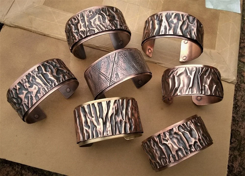 Fold-Formed Riveted Cuff Bracelet