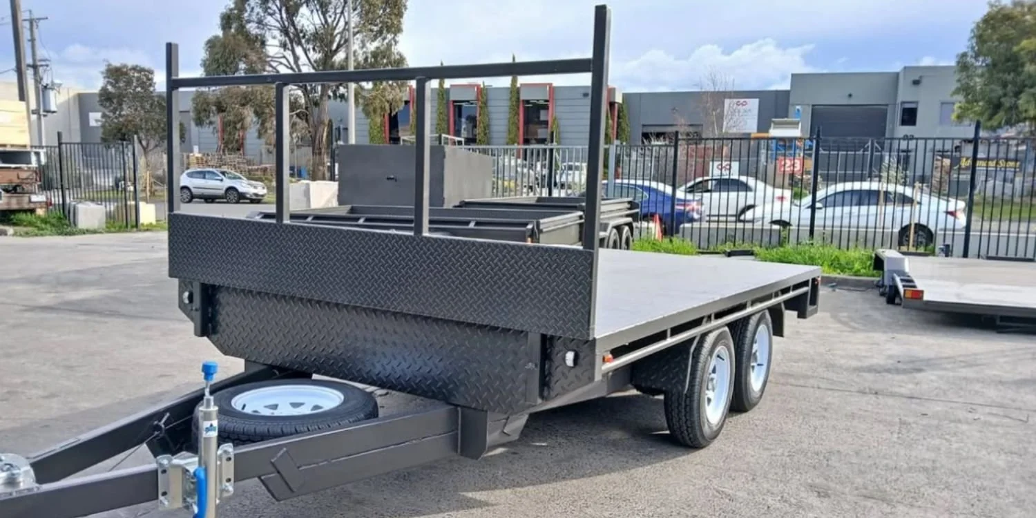 Flat top trailer for hire in Torquay