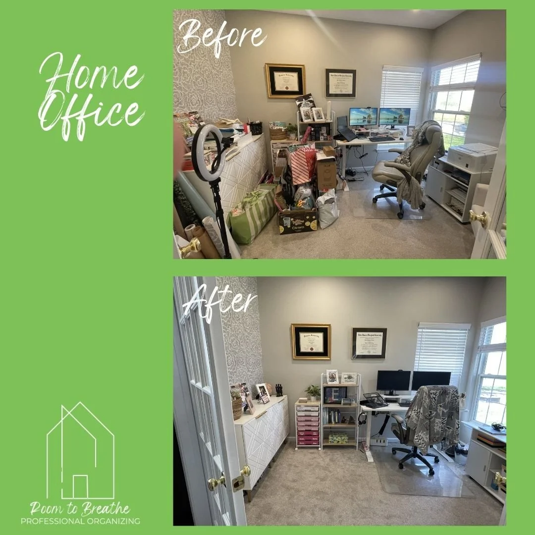 Organized Home Office - Howard County, MD