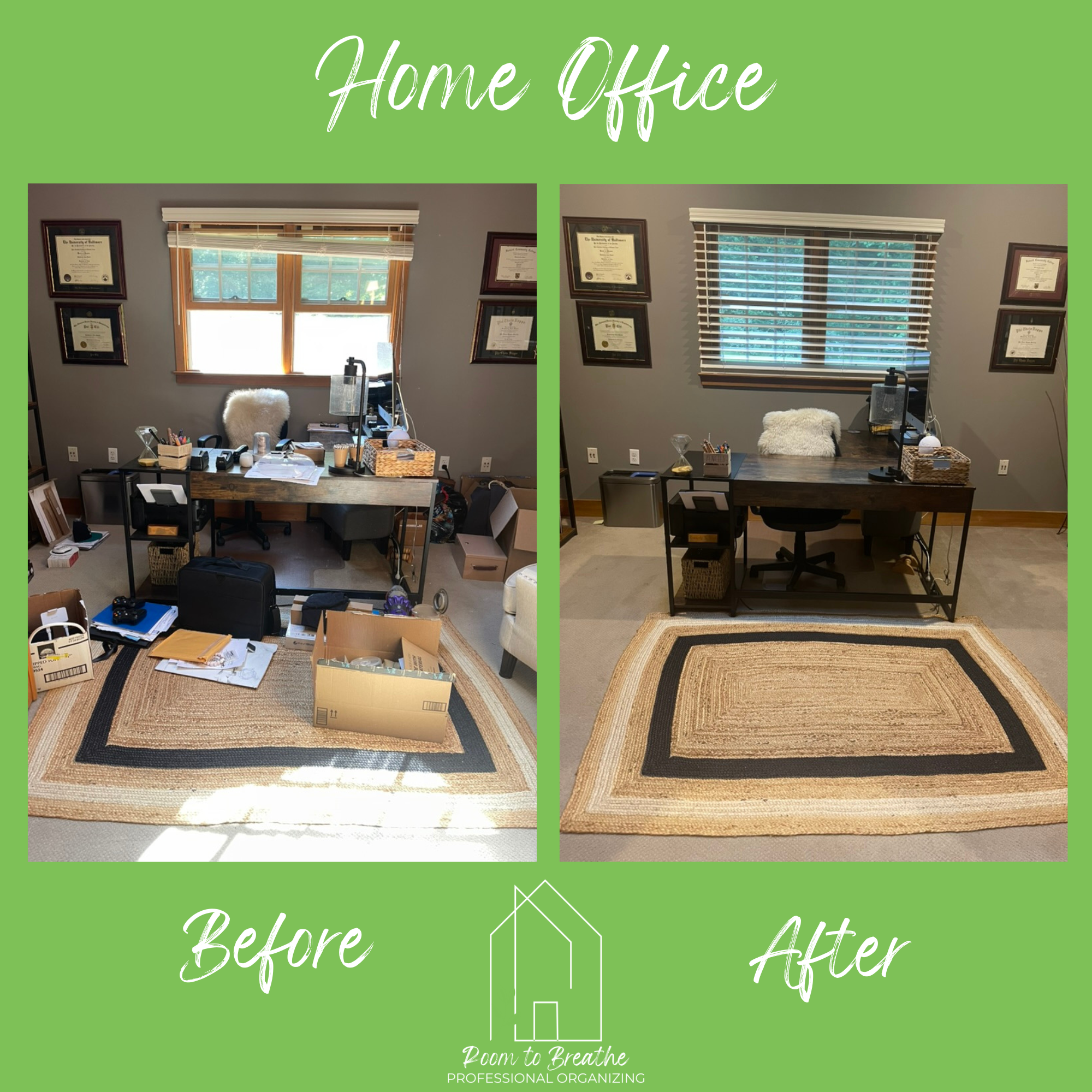 Before + After: Home Office