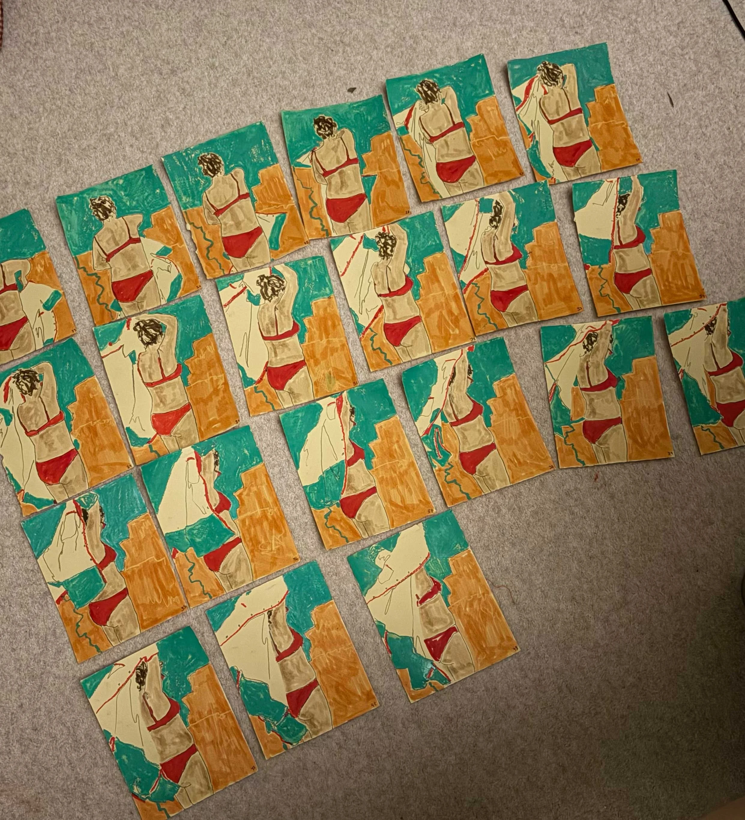 84 frames doesn't sound like a lot, but behind the scenes, that's a lot of crayons!