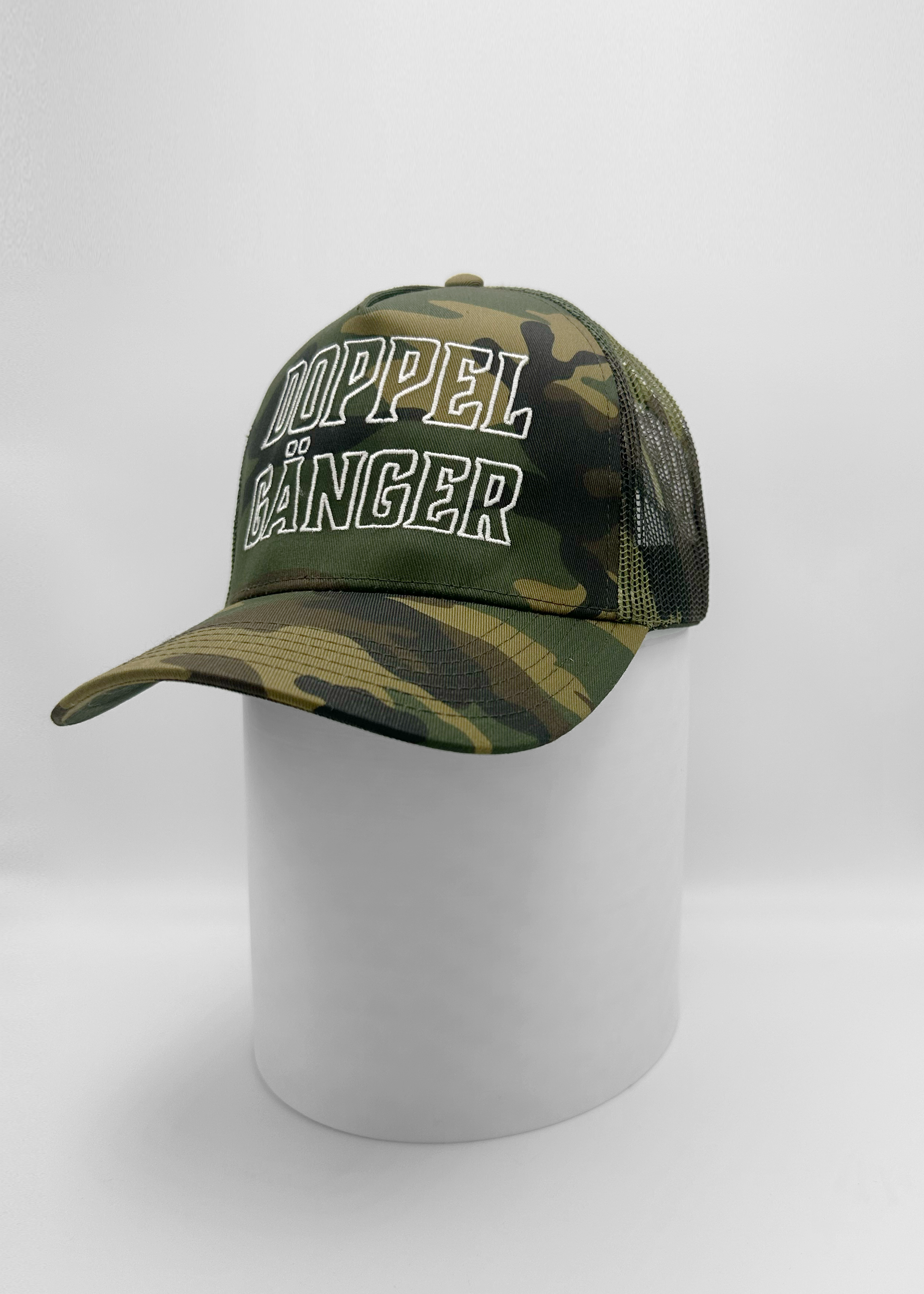 The Vampire Diaries Doppelgänger camo trucker cap
