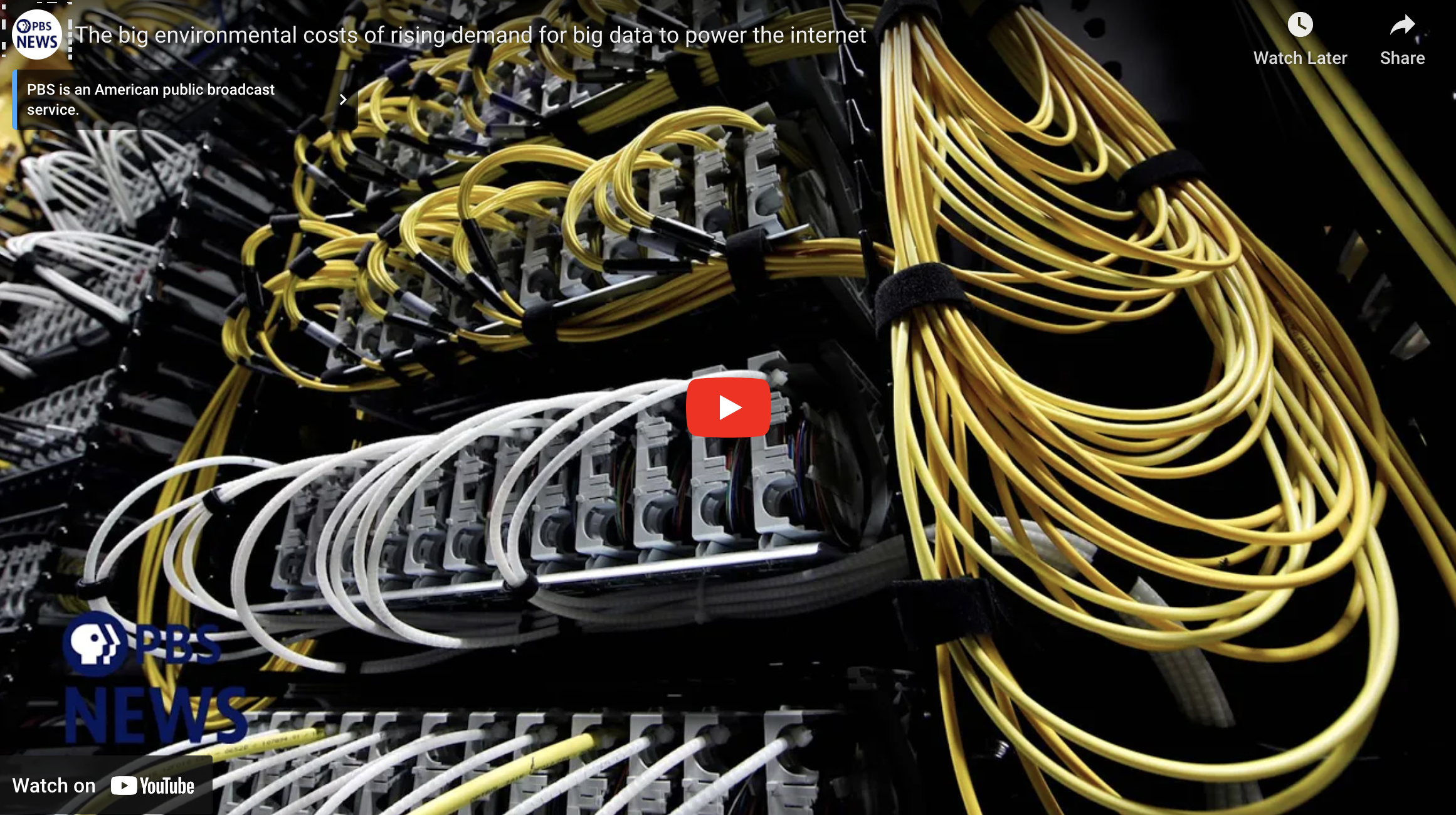 The big environmental costs of rising demand for big data to power the internet